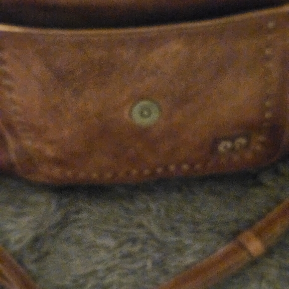 BEDSTU Brown Leather Crossbody Bag with Decorative Stitching - Picture 4 of 11